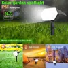 108 LED Outdoor Solar Lights Solar Spot Lights Landscape Spotlights 92 LED Adjustable garden decoraction warm white lamp IP65 4
