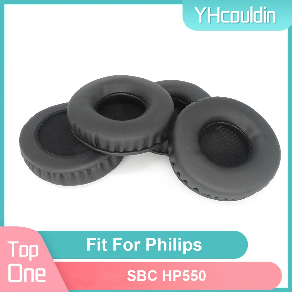 

Earpads For Philips SBC HP550 Headphone Earcushions PU Soft Pads Foam Ear Pads Black