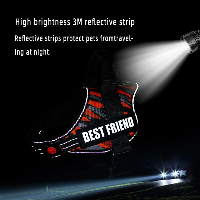 Reflective Pet Harness – Customizable Saddle for All Dog Sizes 4