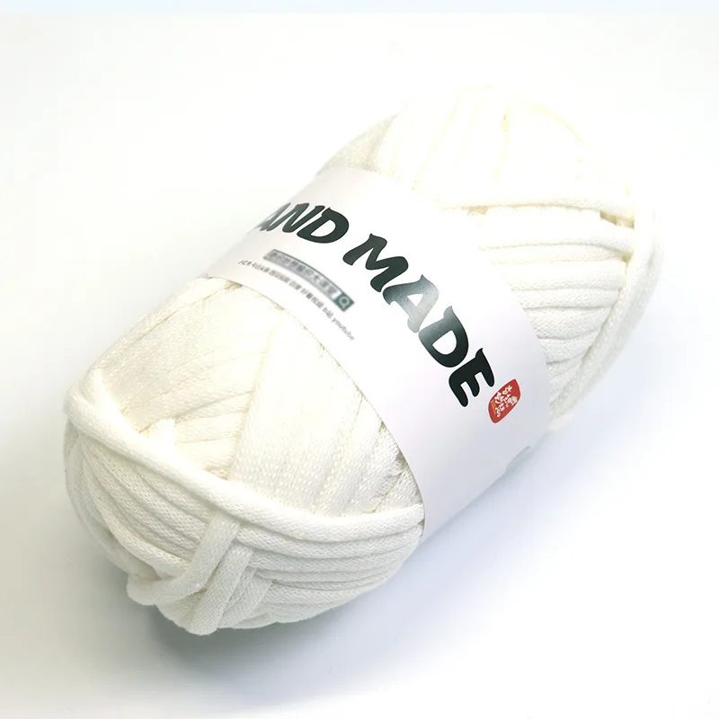 100g Core Spun Yarns 5mm Thick Abrasion-Resistant Cotton Nylon Blended Yarns DIY Crocheting Handbag Yarns 4