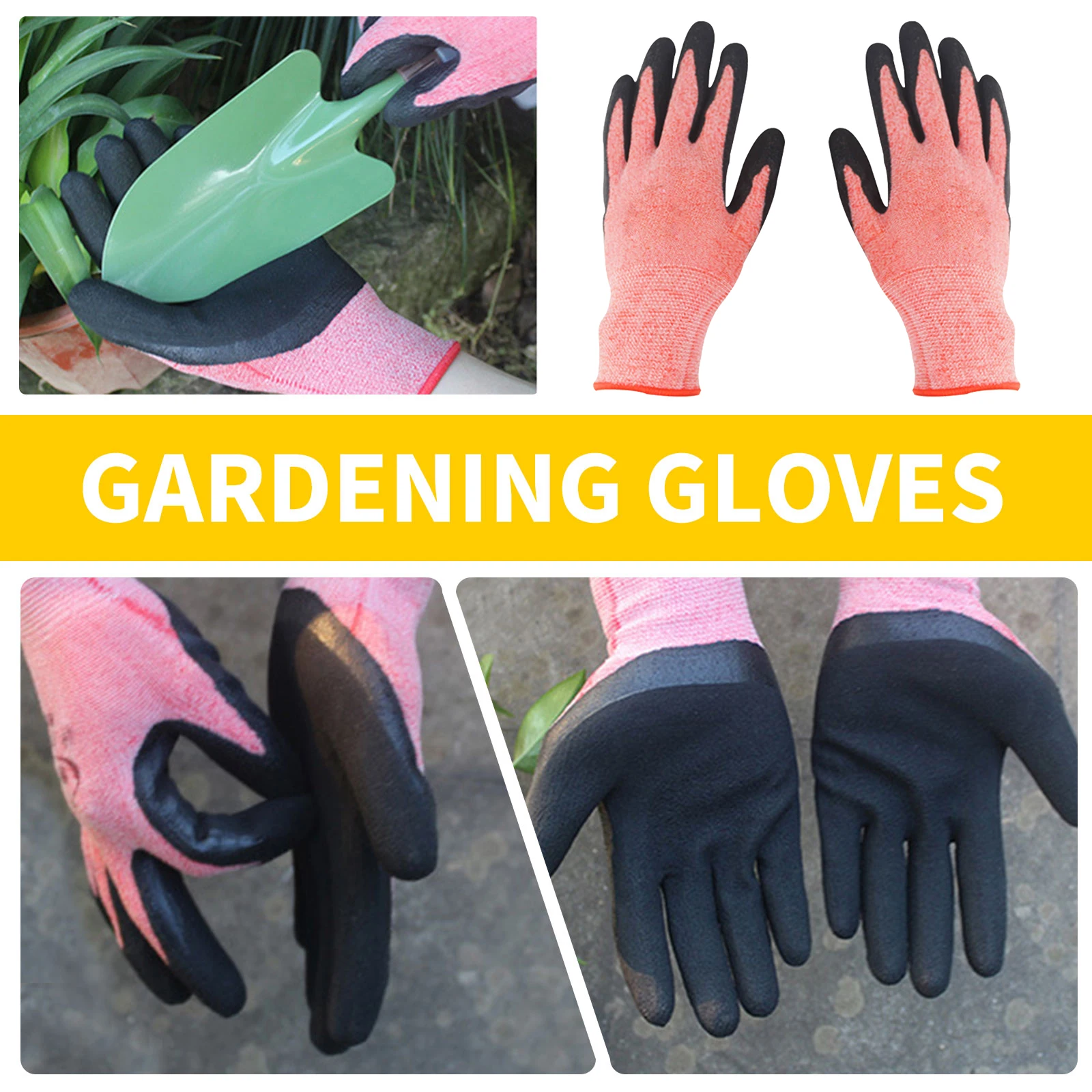 1/2 Pair Garden Gloves For Women And Men Breathable For Outdoor Gardening Working Fishing Weeding Digging Seeding Planting 2