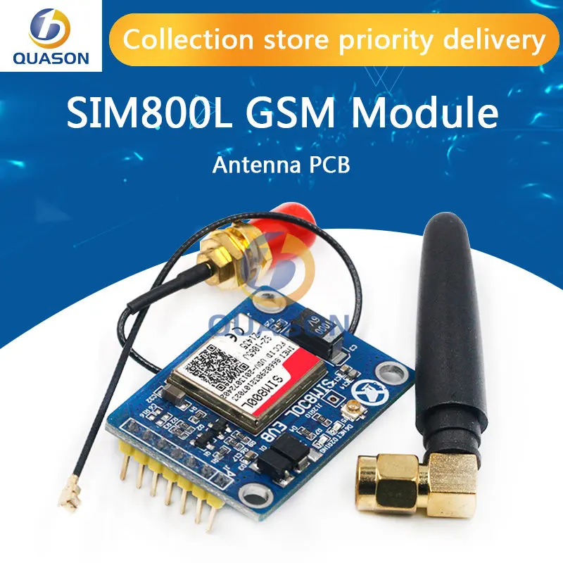 Arduino SIM800L GPRS GSM Module PCB Antenna SIM Board Quad band for MCU Arduino 
