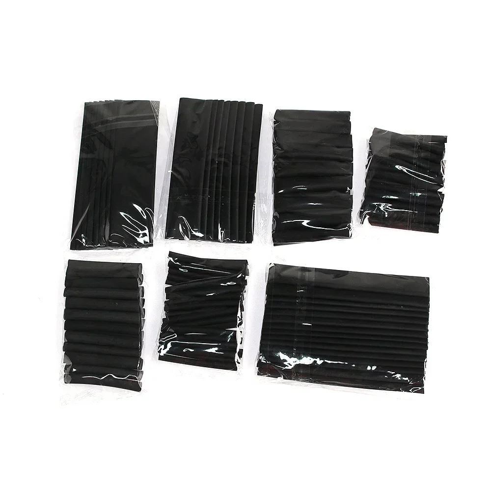 127Pcs Heat Shrink Tube Sleeving Tubing Assortment Kit Electrical Connection Electrical Wire Wrap Cable Waterproof Shrinkage 2:1