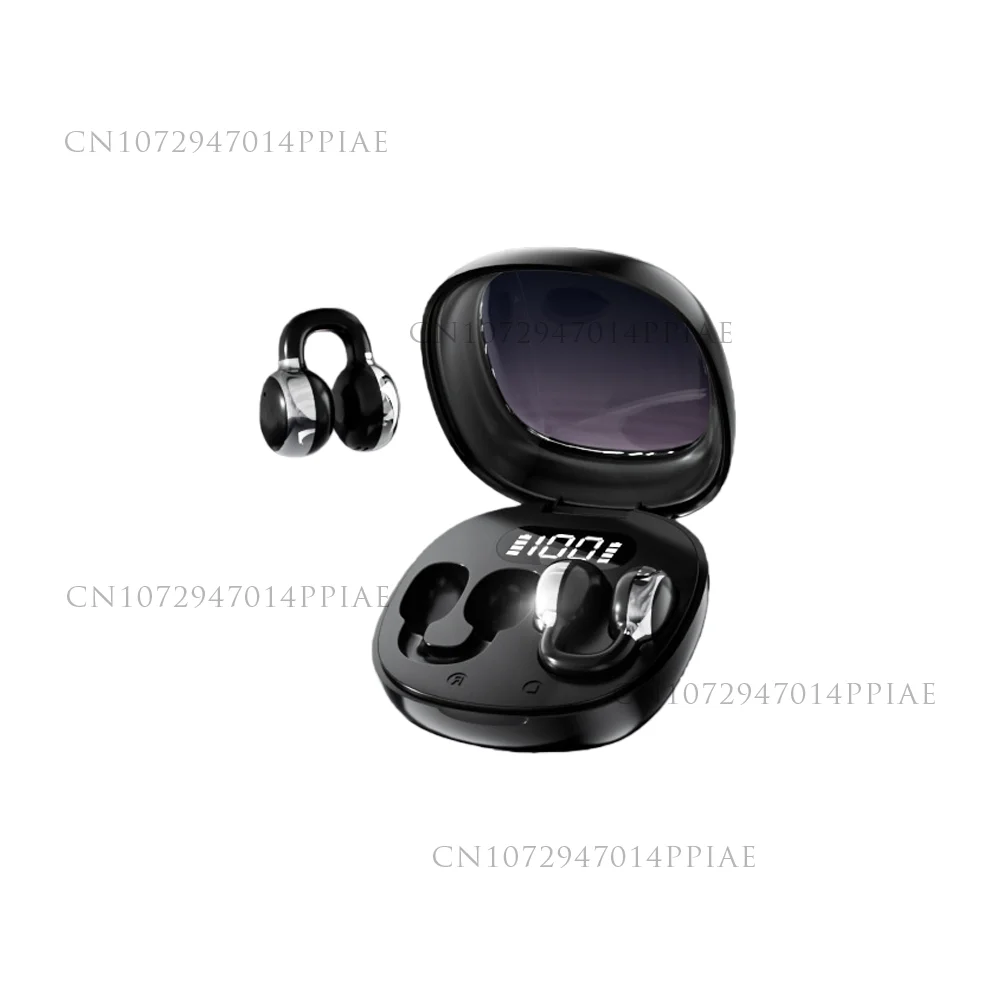 Wireless Ear Clip Bluetooth Headphones With Hifi Panoramic Audio_voghion.com