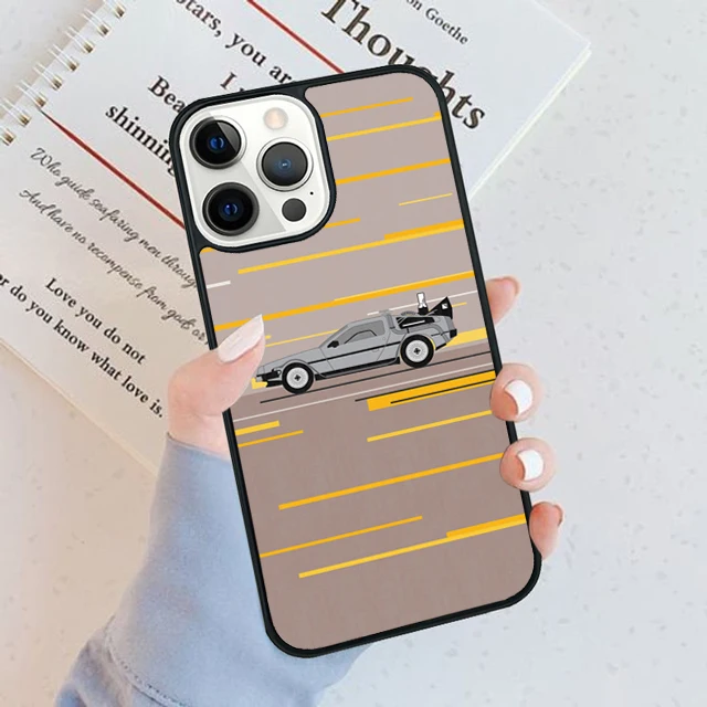デロリアン-iPhone用ケース,バック・トゥ・ザ・フューチャー