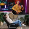 Swivel Gaming Chair Multipurpose Floor Gaming Chair for Playing Video Games, TV, Reading w/Armrest Lumbar Support -2set 6