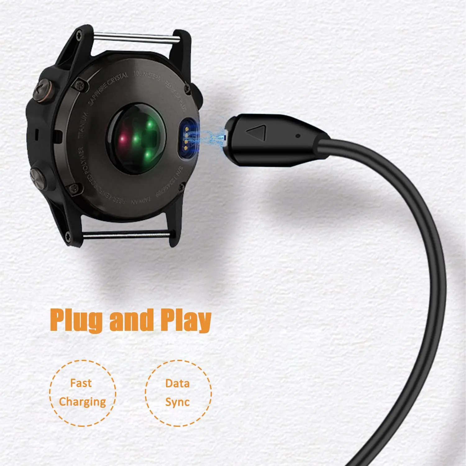 High-Speed USB/Type C Charger Cable with Dust Plugs
