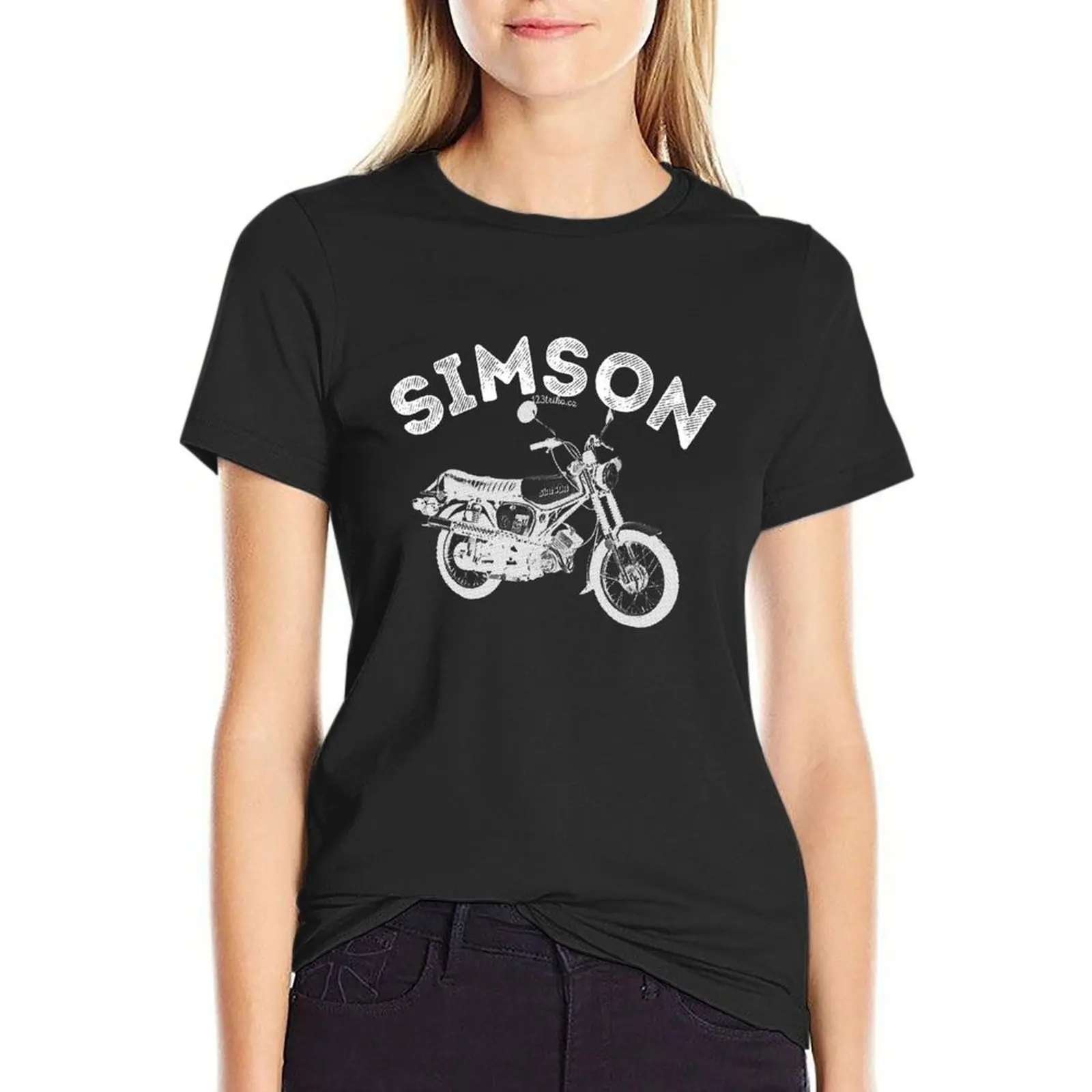 Simson S51 Elektronik V3 T-Shirt Estate Top Coreano Moda Grafica T-Shirt Per Le Donne