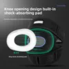 1PCS O-Shape Sports Kneepad Double Patellar Knee Patella Tendon Support Strap Brace Pad Protector Open Knee Wrap Band Fitness 4