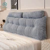 Wedge Pillow Headboard California King Bolster Triangular Headboard Pillow Positioning Support Reading Backrest Wedge Pillow 1