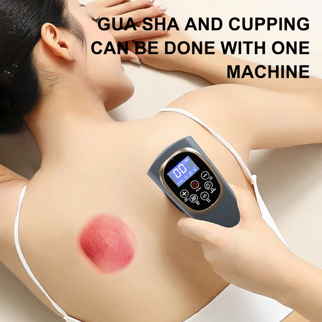 Intelligent Vacuum Cupping Massage Device Body Scraping Massager Heating Suction Cup Device Scraping Infrared Slimming Massage 2