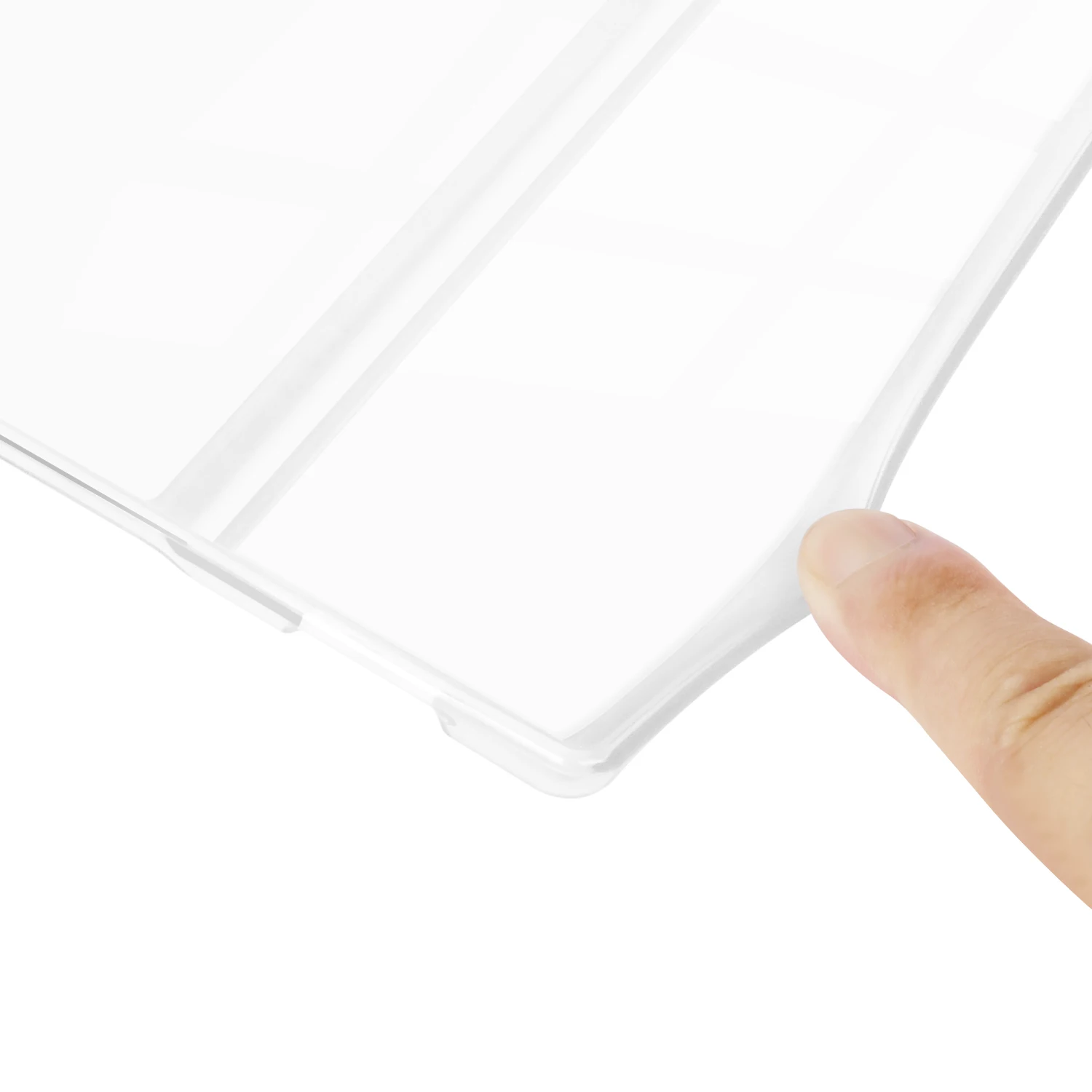 Premium PU Leather & Transparent Acrylic Sleep Cover for Kindle Oasis 7 with Screen Protector