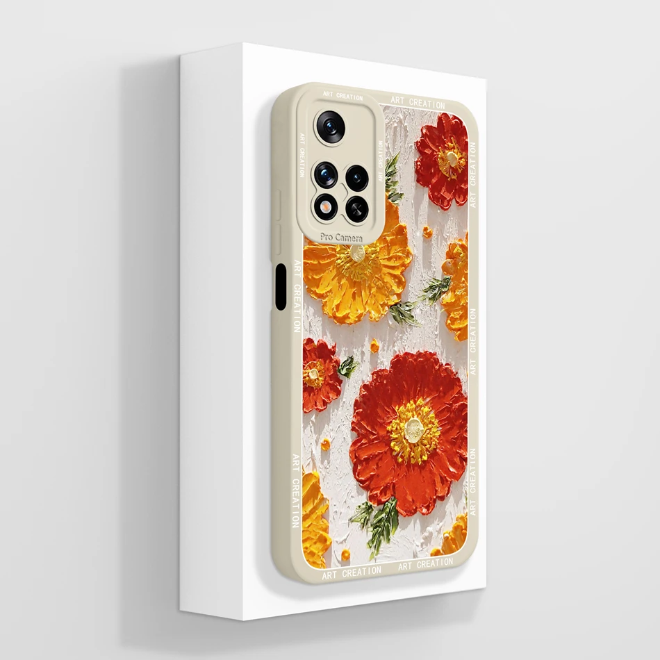 Artistic Style Full Coverage Bumper Back Cover - Soft Protector Case