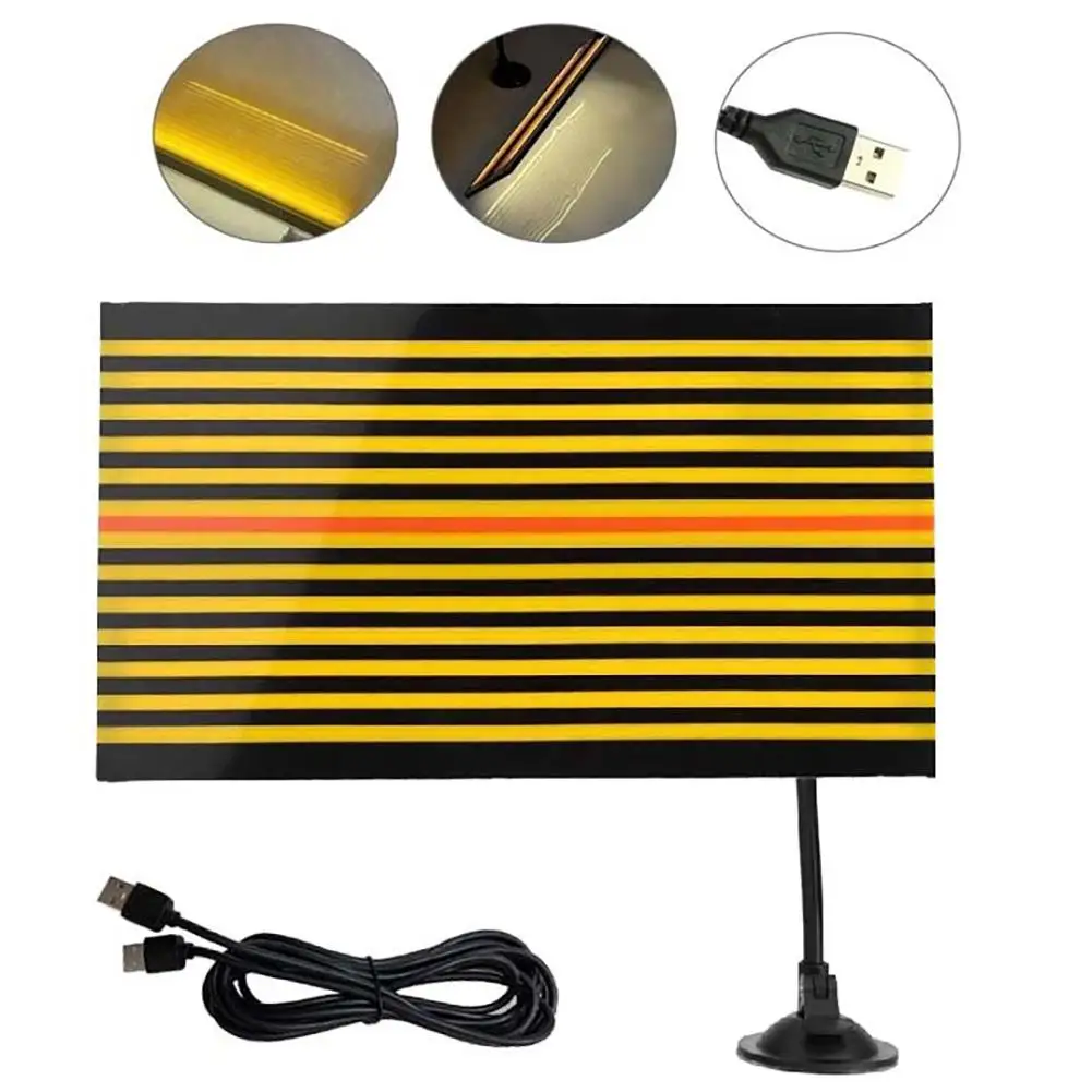 

Car Dent Repair Tool Usb Led Line Board Reflector Board Kit Paintless Dent Removal Suction Cup Stripe Testing Tool