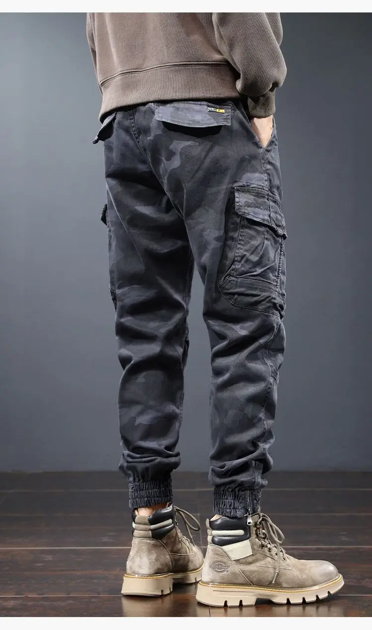 High Quality Cargo Pants Men Jogging Casual Pants Full Length Military Mens Streetwear Adults Work Tactical Tracksuit Trousers