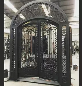 Wrought iron Entrance Door Competitive Price 2