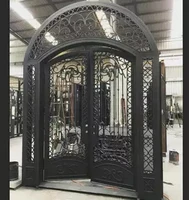Wrought iron Entrance Door Competitive Price 2
