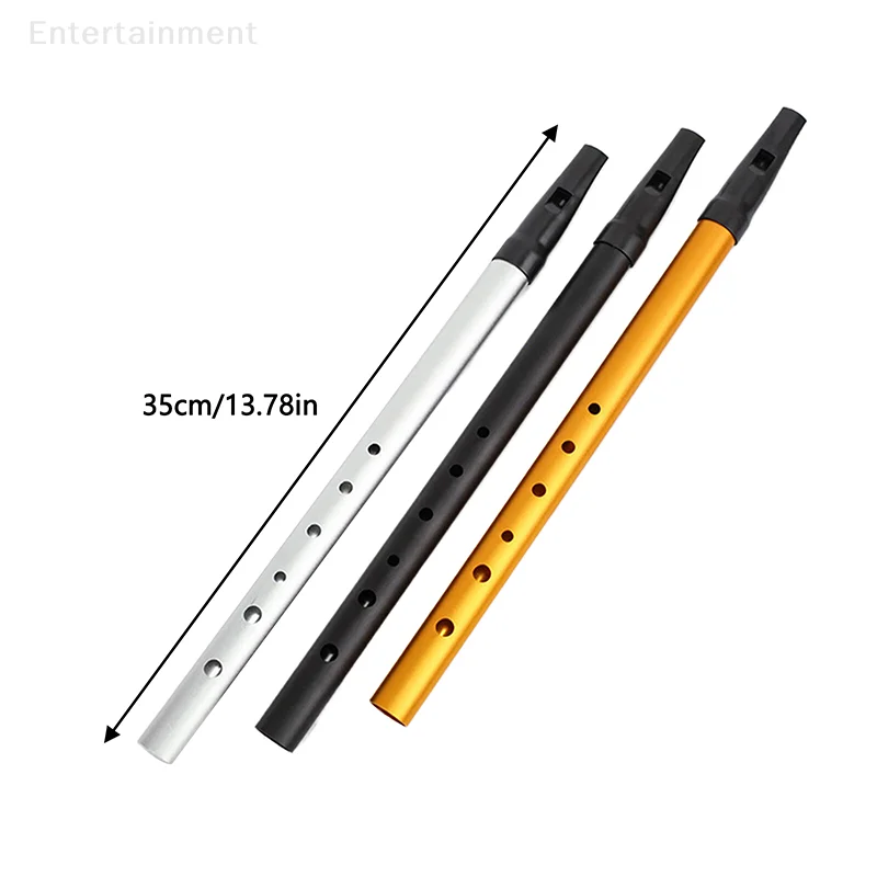 1PC Authentic Irish Whistle Flute C/D Key Tin Penny Whistle With 6 Holes Perfect Traditional Irish Music Musical Instrument
