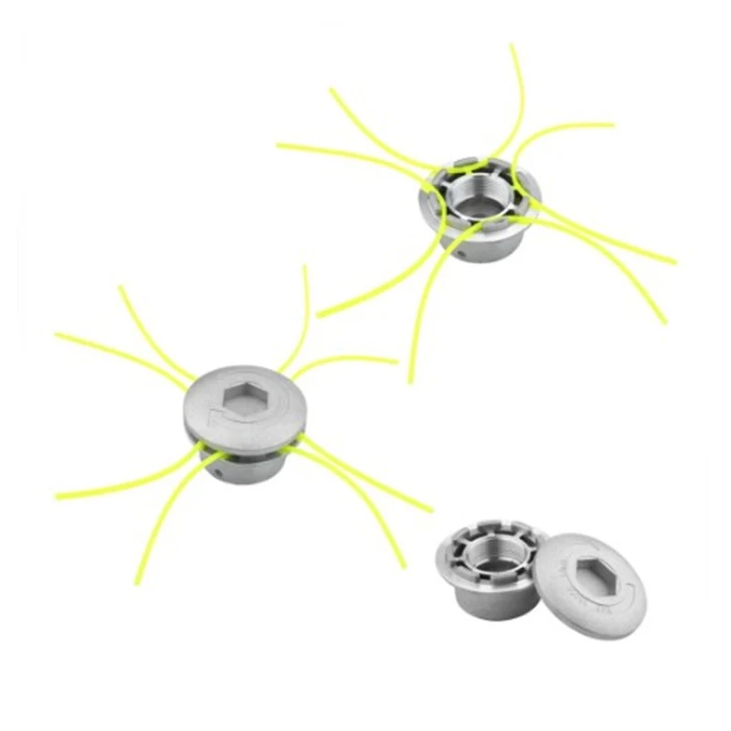 Aluminium Line Head Trimmer Head Reel Kit for Gasoline Brush Cutter lawn mower spare parts  gardena  tools  grass trimmer head 4