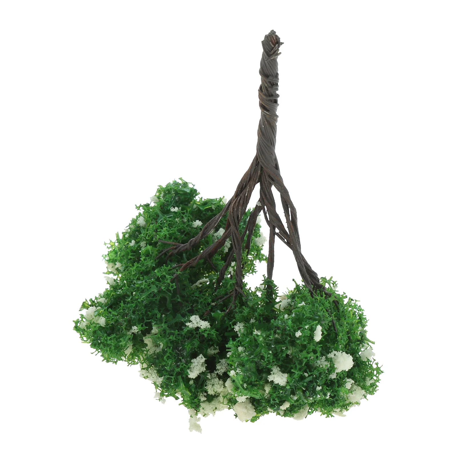 20PCS White+Green Tree Model Miniature Railroad Scenery Artificial Wargame Diorama  Supplies for Micro Landscape Garden Ornament - AliExpress