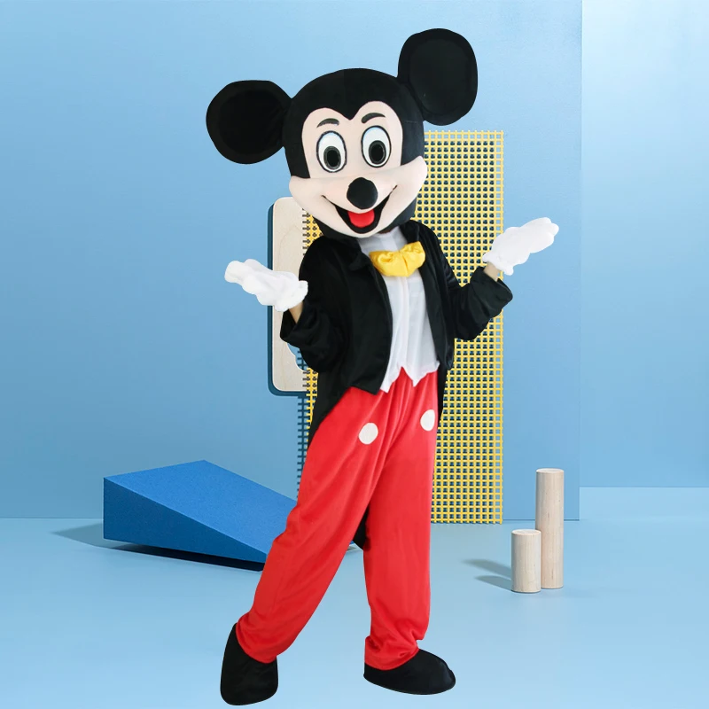 thumbnail image 1 of Conjunto de mascota Mickey Minnie Mouse, personajes de dibujos animados clásicos, evento publicitario, fiesta, disfraz de cosplay para adultos, regalo de cumpleaños de Disney, 1 of 5