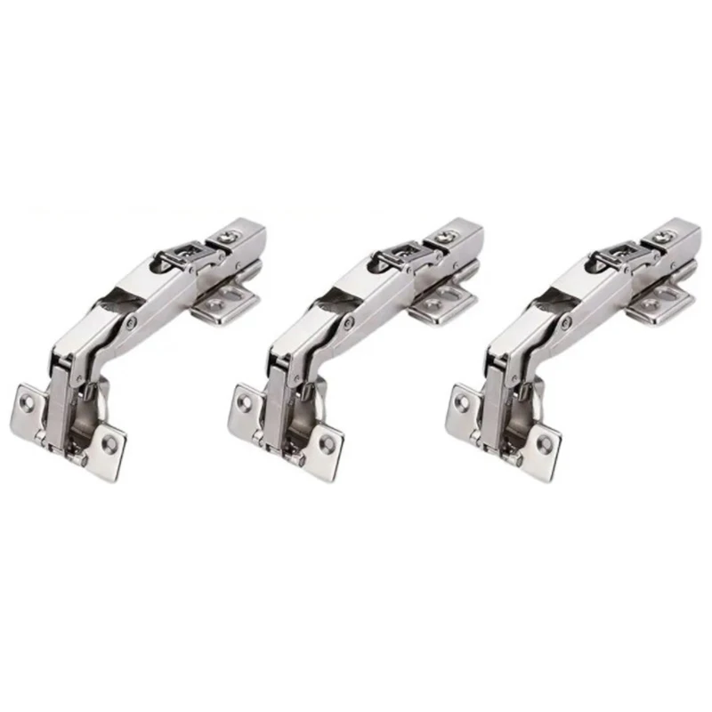 1 Pc Hidden Hinges 165Degrees Hydraulic Folding Damper er Door Hinge Window Accessories Furniture Supplies with Screws