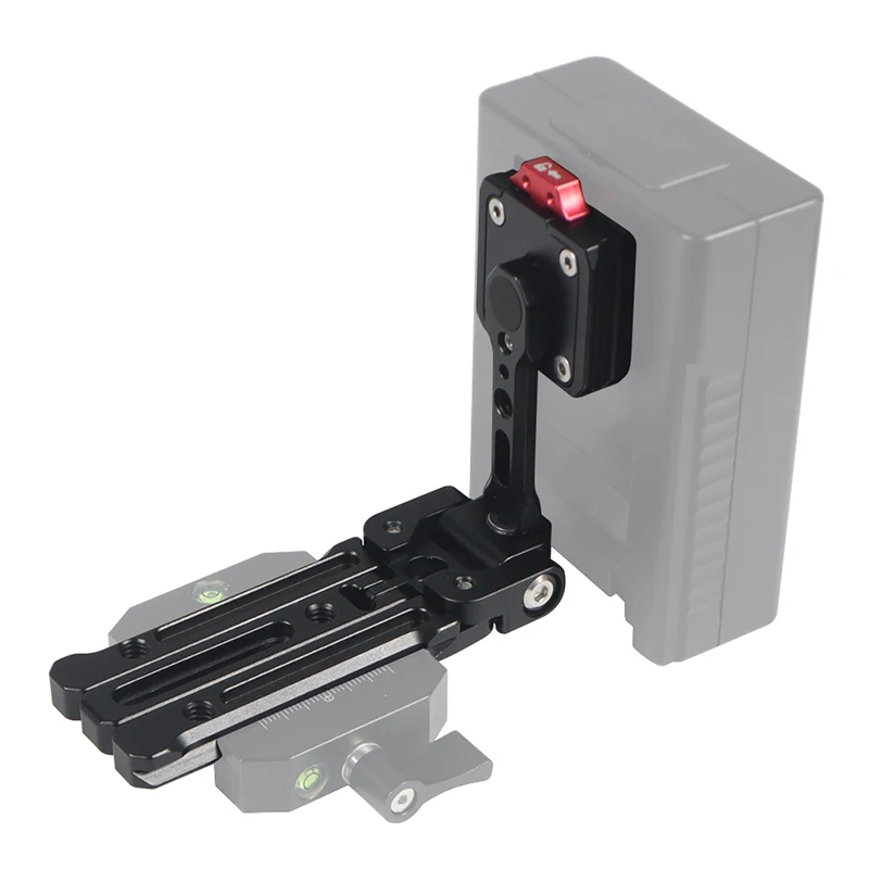 Aluminum V-Lock Battery Mounting Plate Clamp Quick Release for ARCA Tripod Gimba