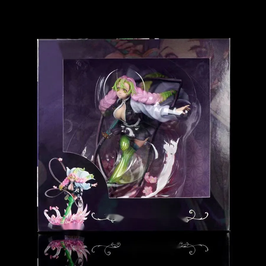 Anime Dämon Slayer GK Kanroji Mitsuri Action Figure PVC Sammlung Modell Ornament Spielzeug Für Kind Geburtstag Geschenke
