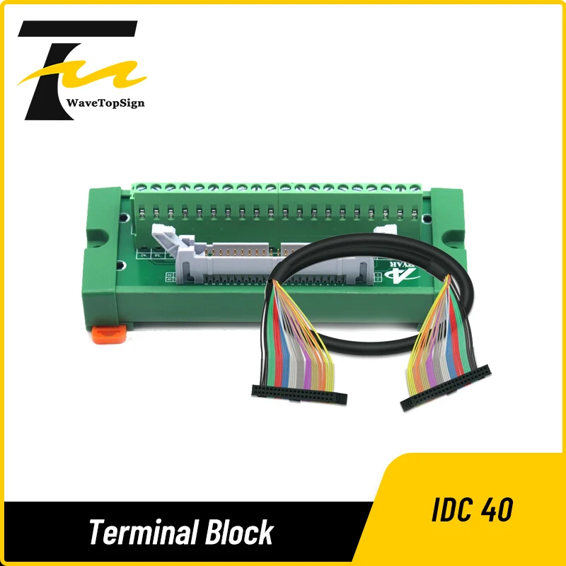 웨이브탑사인 Idc40 터미널 블록 브레이크아웃 보드 Idc40 커넥터 Plc 릴..