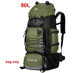 Expansive Outdoor Adventure Backpack - 90L Capacity for Camping, Hiking, and Climbing (90L Army Bag)