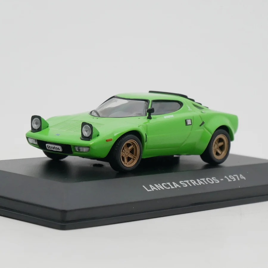 Модель автомобиля Ixo 1:43 Lancia Stratos 1974 Diecas, металлическая Игрушечная машина, коллекционные подарки