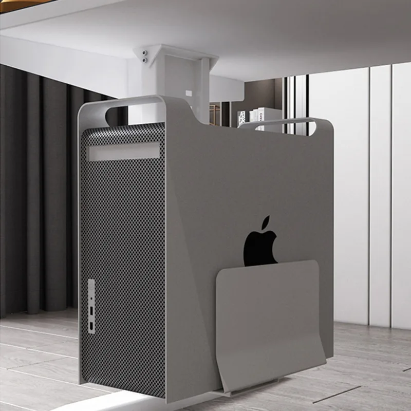 

Computer Host Frame Metal Case Hanger Hanging Type Computer Base Tray Desk Under The Cooling Storage Tray Shelf