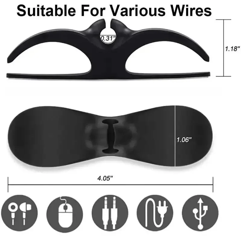 Cord Organizer for appliances upgraded kitchen cord winder cable management wrapper holder set Air Fryer coffee maker wire fixer 4