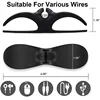 Cord Organizer for appliances upgraded kitchen cord winder cable management wrapper holder set Air Fryer coffee maker wire fixer 4
