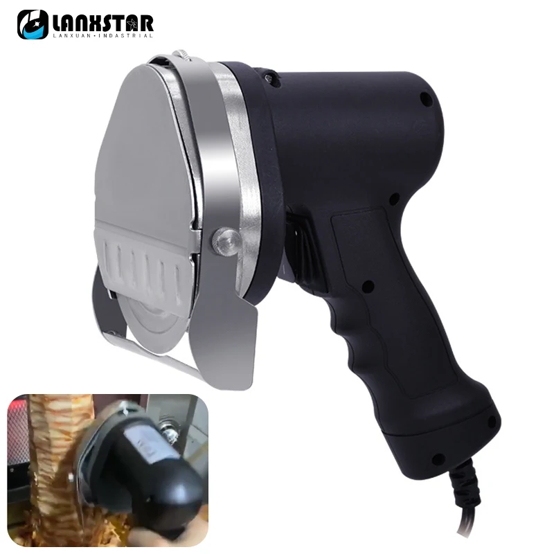 220V/110V Elettrico Kebab Affettatrice Doner Coltello Shawarma Cutter Palmare Bbq Arrosto Tagliatrice Di Carne Giroscopio Coltello