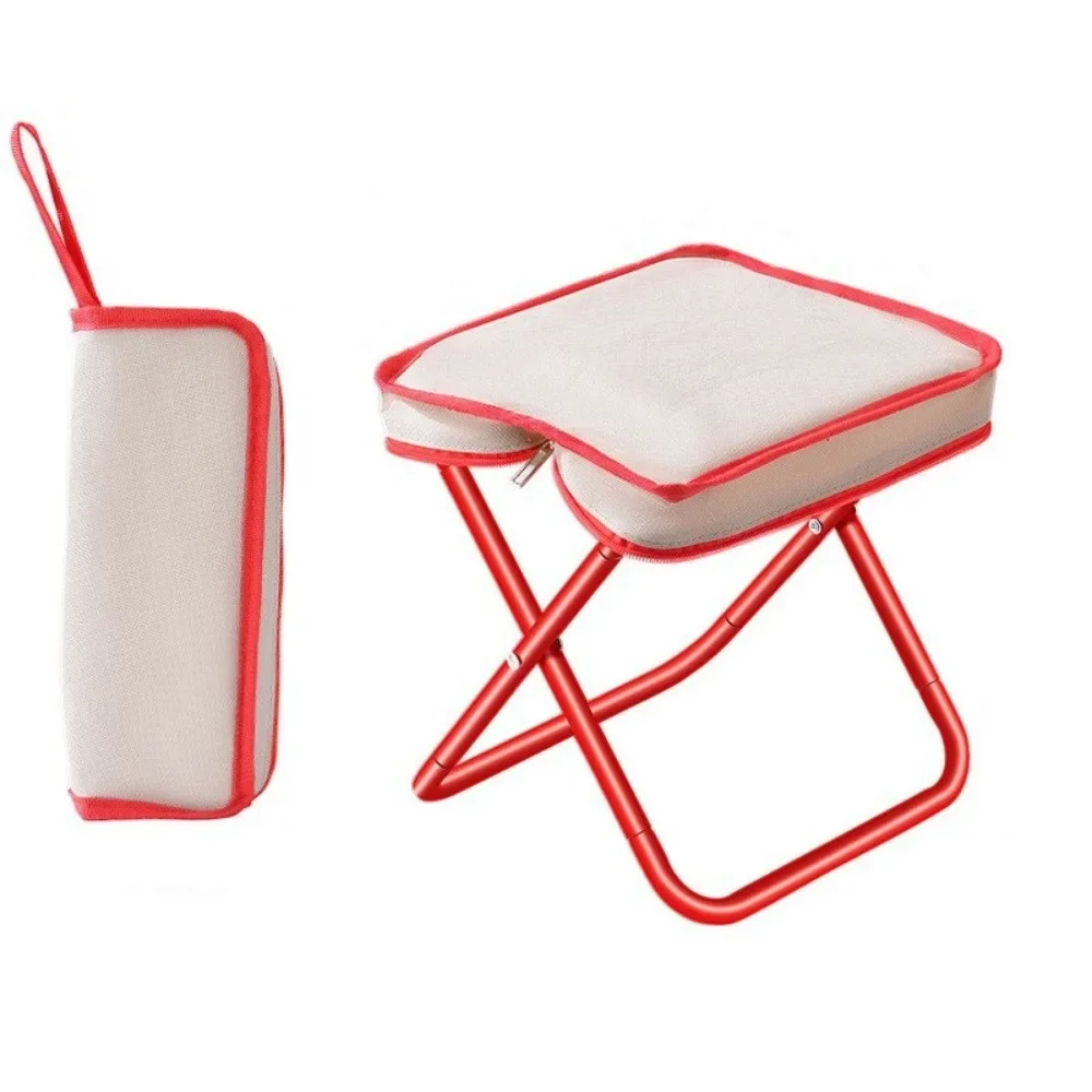 Outdoor Folding Chair Portable Pocket Handbag Bench Folding Chair Sketching Small Mazza Fishing Recreational Camping Small Bench 5