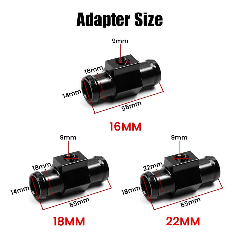 Motorcycle Water Temperature Gauge Mini Meter Moto Universal Thermometer For XMAX300 CB400 MT 07 09 Sensor Scooter Racing KOSO