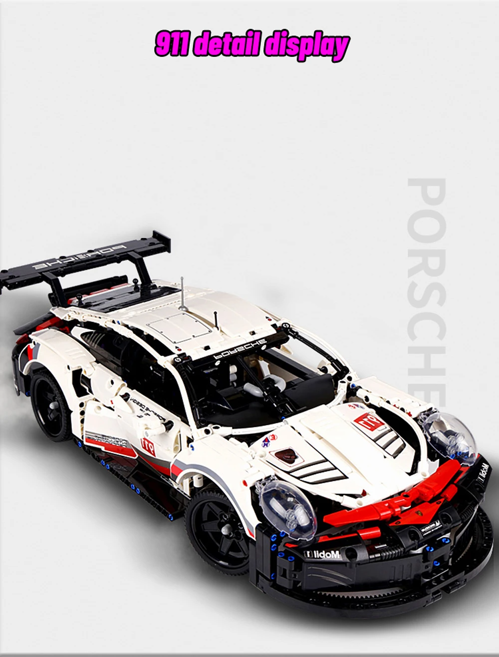 Technical Sports Cars Porsche 911 Building Blocks Model Super Car Difficult Challenge MOC 42096 Bricks Toys For Kids Adult Gifts wooden ship model kits