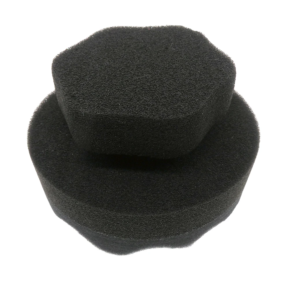 Detailing Brush Tire Shine Hex Grip Dressing Applicator Round Washable Car Foam Sponge Reusable Tire Cleaner for Auto Washing 3