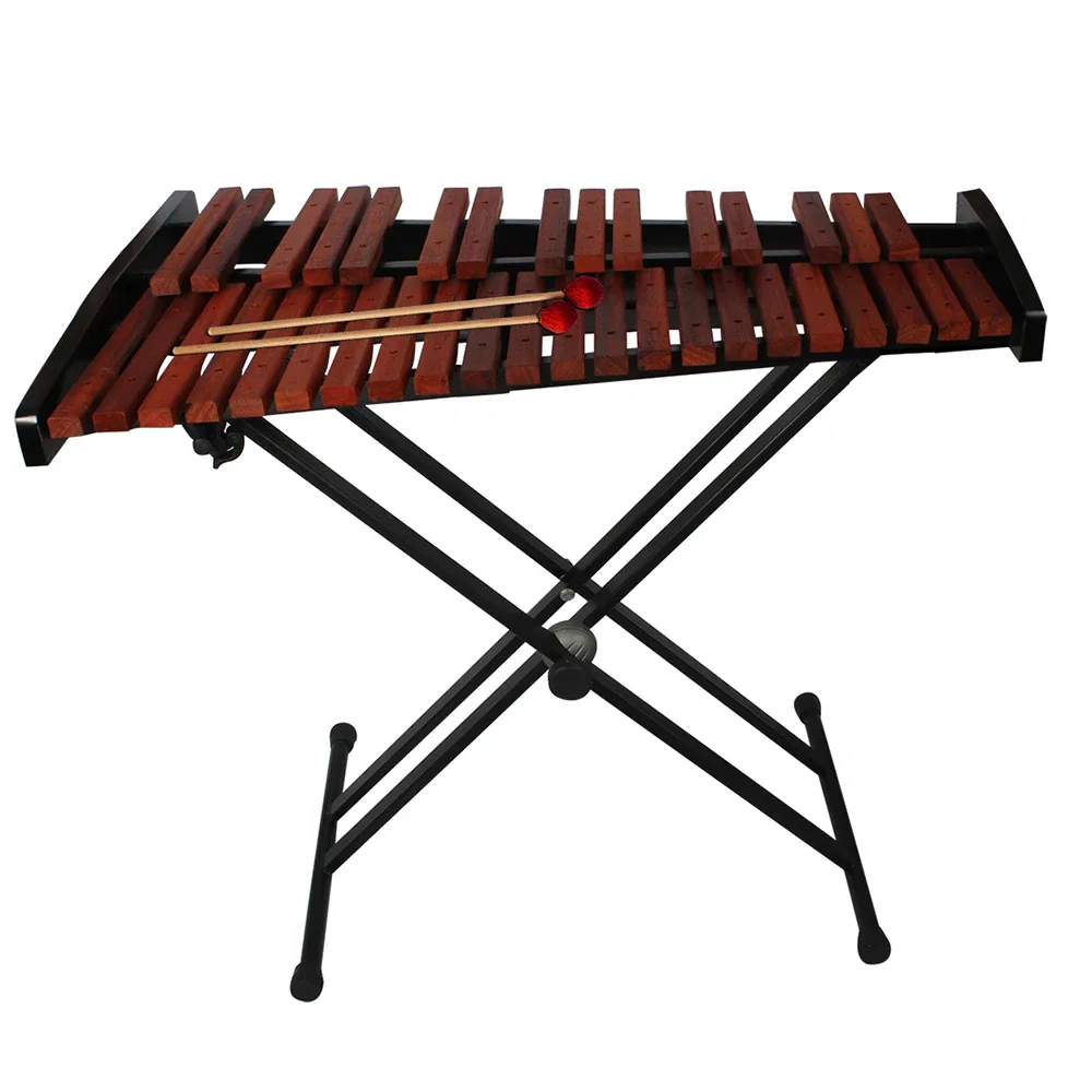 Drum Accessories 1 Pair Marimba Mallets With Beech Handle Professional Glockenspiel Xylophone Drumsticks Percussion Accessories