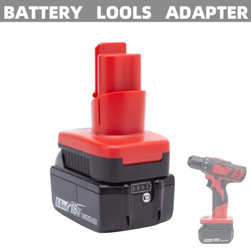 Battery Adapter for Makita 18V Li-ion Battery Convert to for Milwaukee Tool Converter
