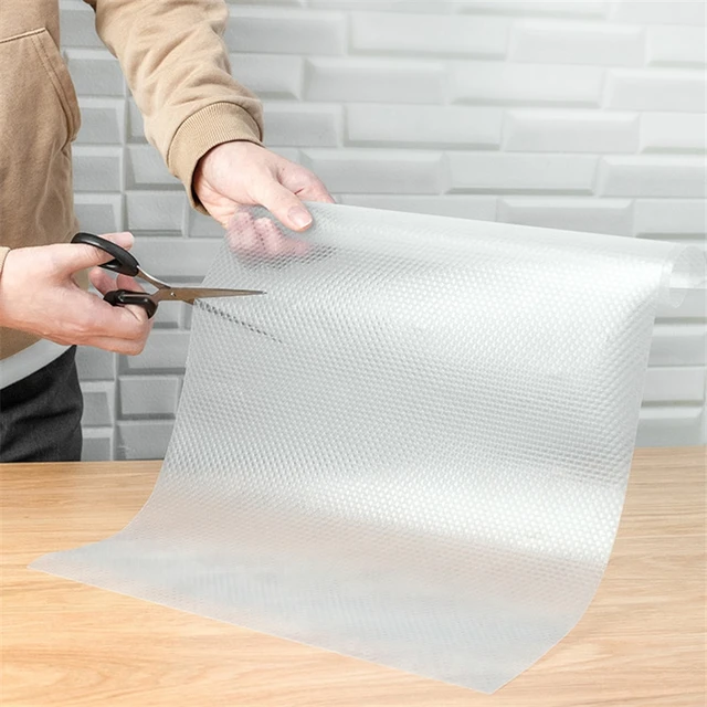 1pc Clear Waterproof Mat,Non Adhesive Shelf Liners For Kitchen