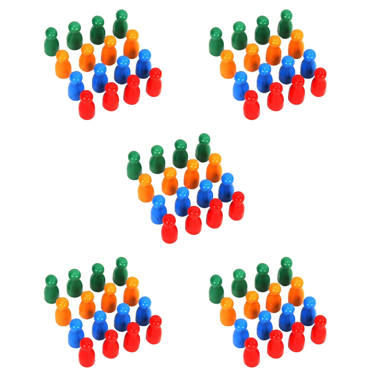 

160 Pcs Desktop Accessories Flying Chess Pieces Educational Toy Board Games Pawns Tokens for