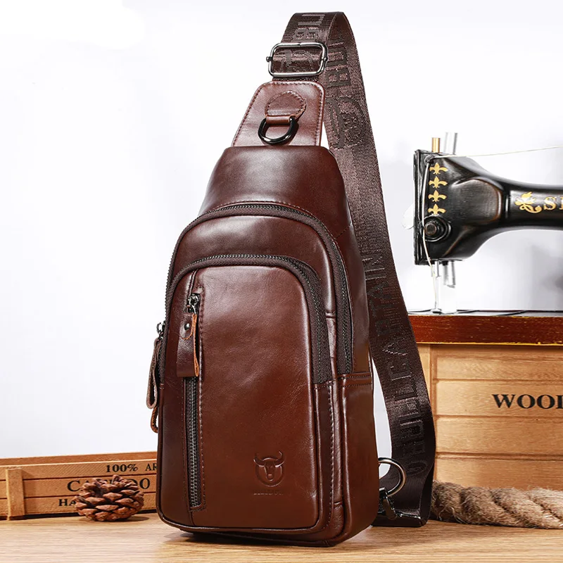 Borsa In Pelle Da Uomo Di Marca Borsa A Tracolla Moda Borsa A Tracolla Da Uomo Di Grande Capacità Borse A Tracolla Per Sport All'Aria Aperta Borsa Da 