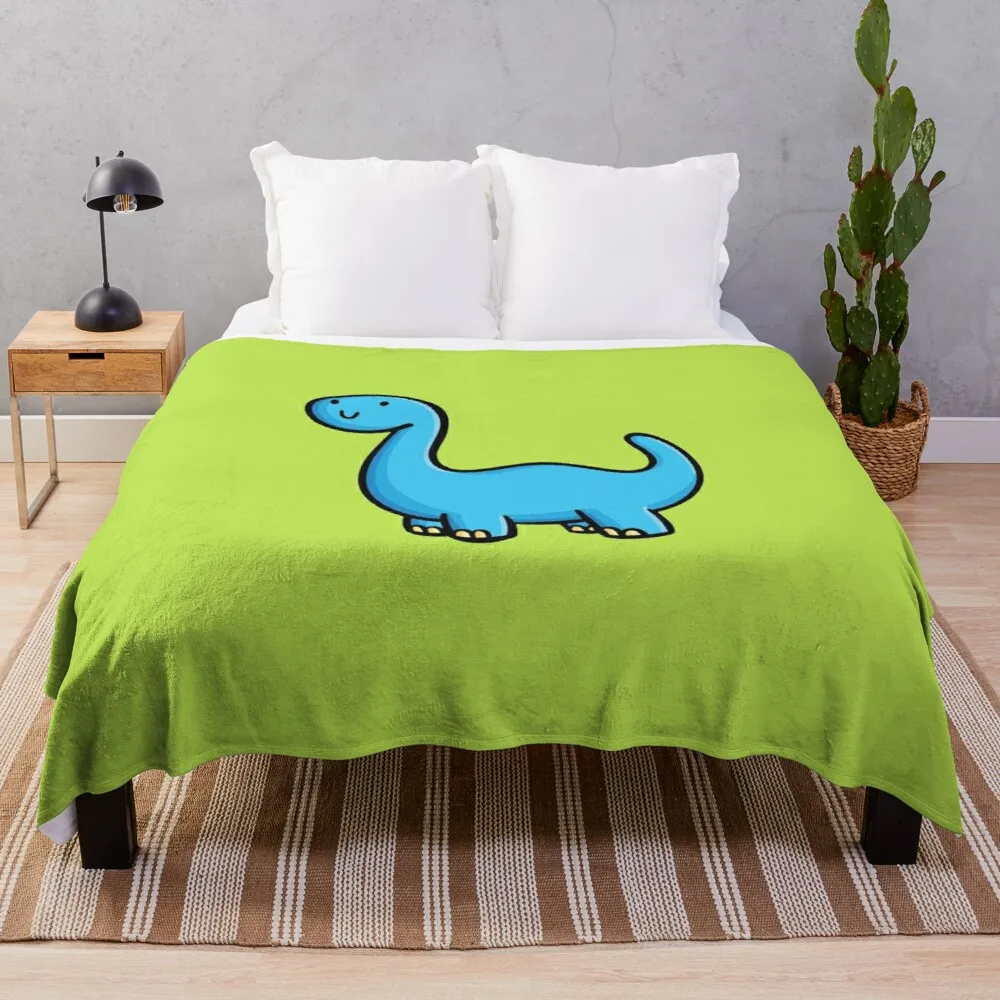 

Brontosaursus Throw Blanket Flannel Fabric