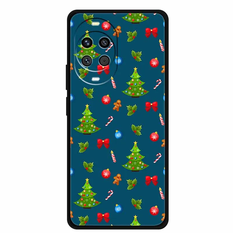 Festive Cartoon Christmas Soft TPU Phone Case - Fun & Durable Bumper Cover