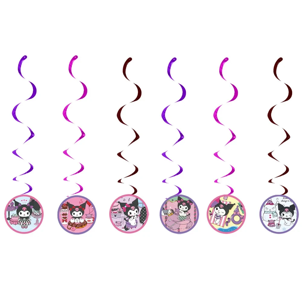 6pcs spiral