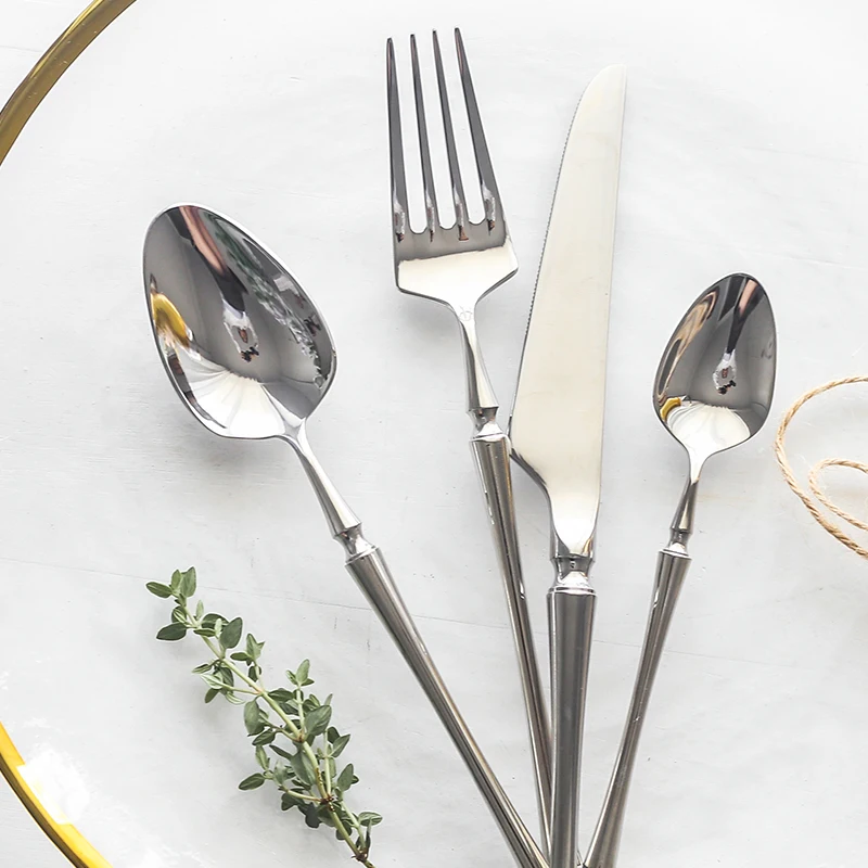 304 Stainless Steel Cutlery Set Dinner Knife Dessert Fork Spoon cutlery set,western style cutlery set,stainless steel cutlery set