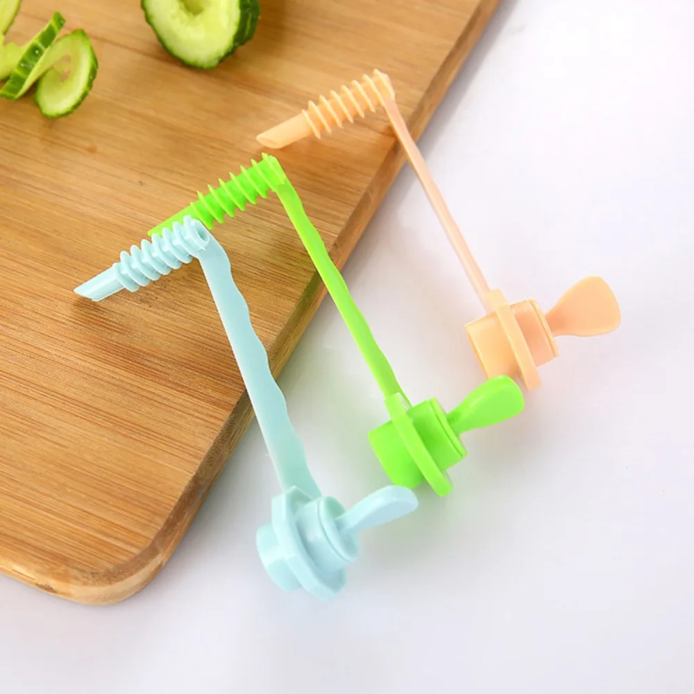 Spiral slicer Plastic spiral screw slicer labor-saving vegetable tool potato spiral slice cutter manual whirlwind potato cutter