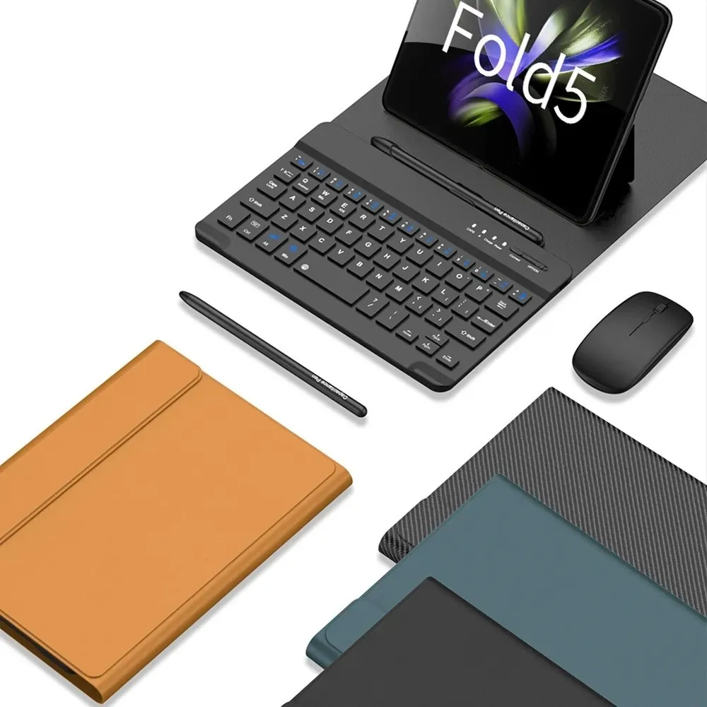 ### Premium Magnetic Bluetooth Keyboard with Pen Holder and Mouse - Universal Fit